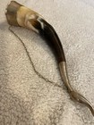 1950   s Russian Caucasian Silver Alloy Drinking Horn Mid-century Bovine 13   