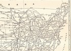 1942 Antique United States Railway Map Us Railroad Mileage Map  3008