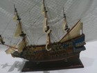 Hms Sovereign Of The Seas  1637      Hand   built Display Model 13in Wooden Model