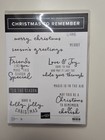 Stampin  Up  Christmas To Remember Stamp Set   Seasonal Labels Dies Brand New 