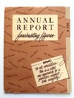 Annual Report Fascinating Figures Gil Elvgren Pinup Foldout 40 s Brown   Bigelow