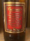 Water Filled Budweiser Beer Commemorative Bottle  limited Edition 1998 