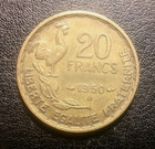 1950 B France 20 Francs Coin