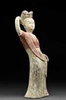 Very Rare Museum Acquired Ancient Chinese Tang Dynasty Figurine  Tl Tested