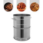 Stainless Steel Barbecue grill Charcoal Grill With 50  Skewers for Camping   Bbq