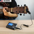 Donner Metronome Tuner For All Instruments - Guitar  Bass  Violin  Black 