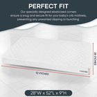 1 2 Mattress Crib Foam Toddler Bed Baby Waterproof Cushion Pad Mattress Protecto