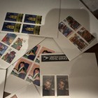 Batch Of 11 Sealed United States Postal Service Stamp Sheet Lot History   Famous