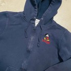 Vintage Disneyland Resort Disney Parks Hoodie Sweatshirt Blue Womens Size Large