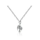 Sterling Silver Small Tree Of Life Polished Necklace