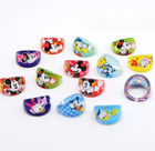 Lot New 100 Pcs Mix Cartoon Mickey Minnie  Acrylic Children Rings Gifts 15mm
