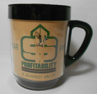 Vintage Bellsouth Telephone Employee Coffee Plastic Cup Mug  free Shipping 