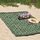 80 x60  Outdoor Beach Blanket - Threshold Green