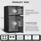 6 0 Cub Extra Large Home Safe Box With Fireproof Waterproof Bag With Drop Slot