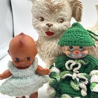 Lot Of 5 Vintage Collectible Rubber Squeaker Toys 1950 s-1960 s Puppy Kewpies