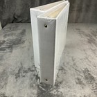 2 Magnetic Self-stick 3-ring Photo Album 100 Pages 50 Sheets White Scrapbook Lot