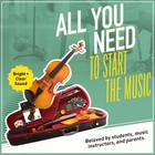 Mendini By Cecilio Mv400 1 2 Acoustic Violin Set W  Case Bow Tuner Strings