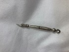 Vintage Judaica Sterling Silver Hand Torah Pointer  yad 