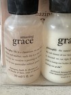 Philosophy New 5-piece Amazing Grace Travel Gift Set W  Shampoo Bath  Emulsion