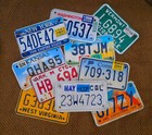 Real 50 Usa States Motorcycle License Plates Great Condition   Price Mc Tags