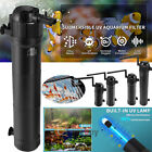 Aquarium Fish Tank Internal Uv Sterilizers Filter Submersible Oxygen Water Pump