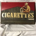 Vtg Marlboro Cigarettes 27x18 Two Sided Advertising Plastic Store Sign Rare wh2