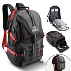 Motorcycle Backpack Waterproof Helmet Luggage Backpack Bag Men Accessories Red