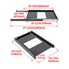 New Cooler Slide Out Tray For Portable Refrigerator Car Fridge W tie-down Straps