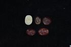 5 Ancient Near Eastern Carnelian Agate Stone Intaglio Seal C  224 - 651 Ad