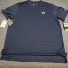 Dallas Cowboys Shirt Mens Extra Large Navy Blue Short Sleeve Nike Nfl Dri Fit Xl