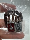 Sacred Heart Metal Catholic Scapular  antique Silver 