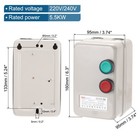 380v 5 5kw 7 5hp Magnetic Electric Motor Starter For Air Compressor