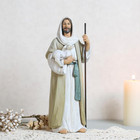 Good Shepherd Statue Jesus Holding Lamb 9 5inch Religious Modern Home Decor Figu