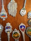 Vintage Souvenir Spoon Collection     Lot Of 15     Usa  Canada   Holland