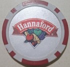 Biddeford  Maine - Sh-zoom Hannaford Me 200 B Transit Token  red Edge 