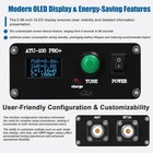 Atu-100 Pro  Automatic Antenna Tuner 100w 1 8 - 50mhz With Oled And Battery