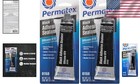 Black Silicone Adhesive Sealant  2 Pack