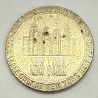 New York New York Casino Las Vegas Nevada  1 Slot Gaming Token Brass 1997