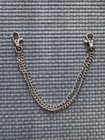 Wallet Clip -  Double Link Chain W  2 Lobster Clasps Wallet Accessory