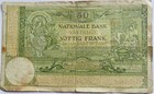 1926 Belgium 50 Francs Banknote Scarce