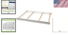 Modern White Crib Conversion Kit For Full-size Bed - Safety   Quality Assured