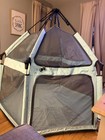 California Beach Company Pop N    Go Playpen-tent Euc-gray
