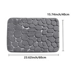Super Water Absorbent Soft Memory Foam Bath Mat  Non-slip Bathroom Shower Rug 