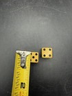 Vintage Butterscotch Bakelite Catalin Dice Pair 5 8  Inset Black Pips