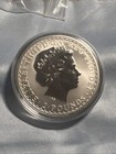 2006 Uk Britannia 1 Oz Fine Silver   2 Pound Coin