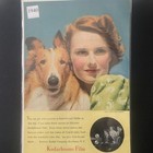 Vintage 1940 Kodachrome Film Kodak Beautiful And Lifelike Ad Advertisment