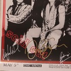 Bon Jovi Signed Event Poster Slippery When Wet Event alec John Such  Original  V