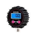 0-200psi Digital Air Pressure Gauge  2-1 2  Dial Size  1 4   Npt Bottom Conne   