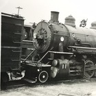 Western Pacific Railroad Engine Locomotive No  14 Antique Photo