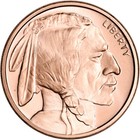 1 Oz  Golden State Mint Copper Round Buffalo  999 Fine Tube Of 20